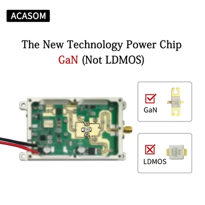400MHz 500M 50W GAN 450M โดรน เครื่องรบกวน Module ด้วยโคลนอลูมิเนียม
