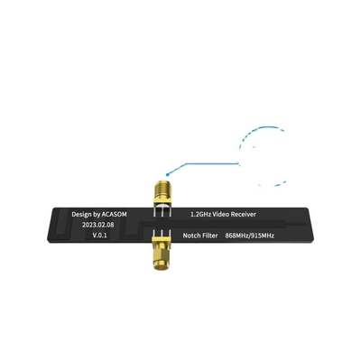 ปรับปรุงคลิปวีดีโอของคุณ 1.2GHz VRX Notch Filter สําหรับ 868/915MHz ใน 1.2-1.3GHz Receivers