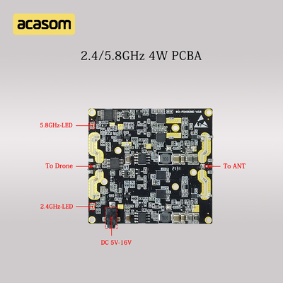 แบนด์คู่ 2.4GHz &amp; 5.8GHz Range Extender 4W แอมพลิเฟอเรอร์สําหรับ DJI Mavic Phantom Avata FPV