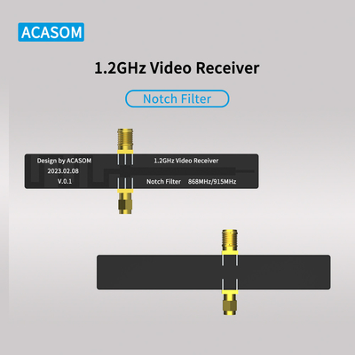 กําจัดการแทรกแซง 1080MHz แบนด์พาส น็อชฟิลเตอร์สําหรับ 868/915GHz ส่วน โดรน