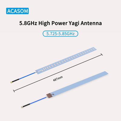 อัตราการทํางานสูง 5850MHz การเพิ่มสูง FPV Antenna ทิศทาง การตั้งตั้งง่าย