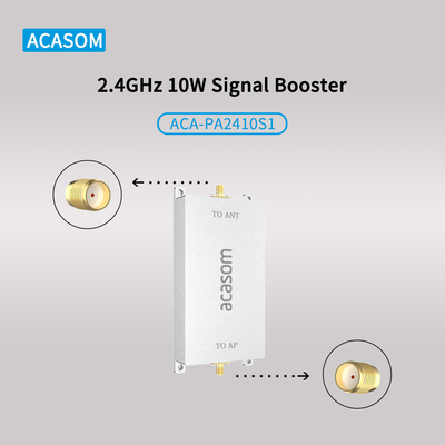 เครื่องยกระดับสัญญาณ โดรน 2.4GHz 10w 20w 40w 100w เครื่องยกระดับเสียง พร้อมฟังก์ชันจอม