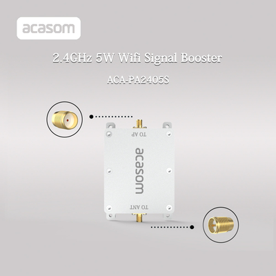 เครื่องกระตุ้นสัญญาณ โดรน แบบไร้สาย 2.4GHz ถึง 2.5GHz สําหรับการเพิ่มพลังงานสูง 5W