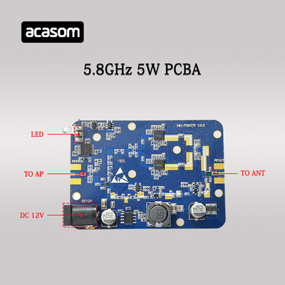 5W RF เครื่องขยายสัญญาณ สุดยอด PCB Amplifier Components สําหรับโมดูลไร้สาย WiFi 5.8GHz