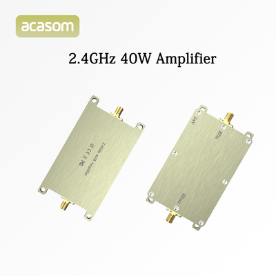 เครื่องขยายเสียง FPV อลูมิเนียม Shell ด้วย 2.4G 40W 24V สําหรับการบินระยะไกล