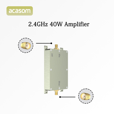 เครื่องขยายเสียง FPV อลูมิเนียม Shell ด้วย 2.4G 40W 24V สําหรับการบินระยะไกล