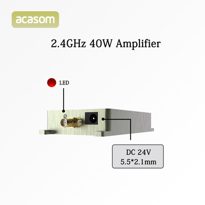 เครื่องขยายเสียง FPV อลูมิเนียม Shell ด้วย 2.4G 40W 24V สําหรับการบินระยะไกล