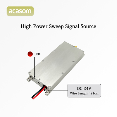 4900M 5100MHz อุปกรณ์บล็อกสูง 20w 43dbm โมดูลจอมสัญญาณสําหรับการรบกวน UAV 5.0GHz