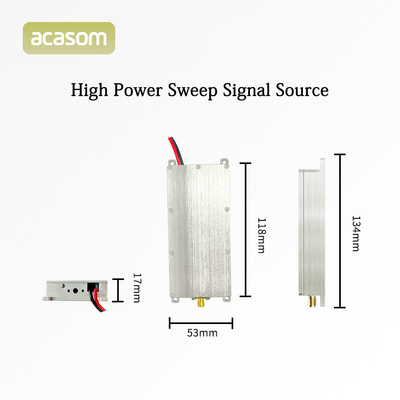 5900MHz 6100MHz ปริมาตรการกั้นสูง 50w 47dbm โมดูลจอมสัญญาณสําหรับการรบกวน UAV 6.0GHz