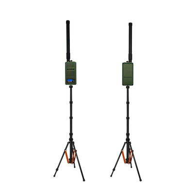 1450MHz-1650MHz 1.5G เครื่องยับยั้งความถี่ โดรน แบบพกพา 50W กันน้ํา