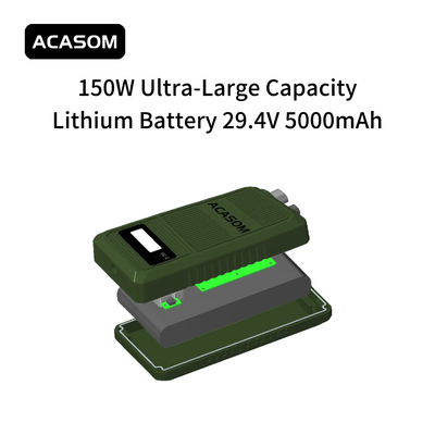 1450MHz-1650MHz 1.5G เครื่องยับยั้งความถี่ โดรน แบบพกพา 50W กันน้ํา