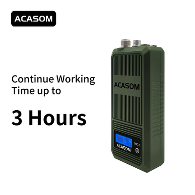 ป้องกันน้ํา IP68 เครื่องยับยับสัญญาณ โดรน 600M 700M 50W เครื่องยับยับ RF โดรน