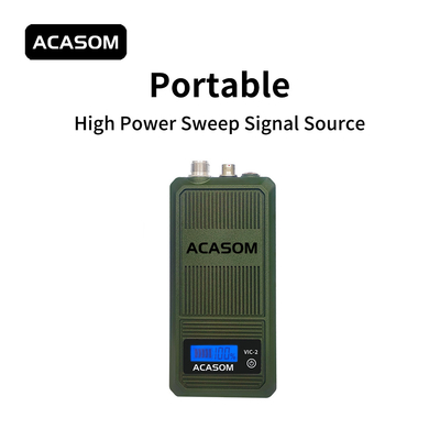 IP68 เครื่องยับยับ โดรน แบบพกพา 5150MHz-5350MHz แอนติดรออน แกลเลียมไนไตรไดต์ แหล่ง